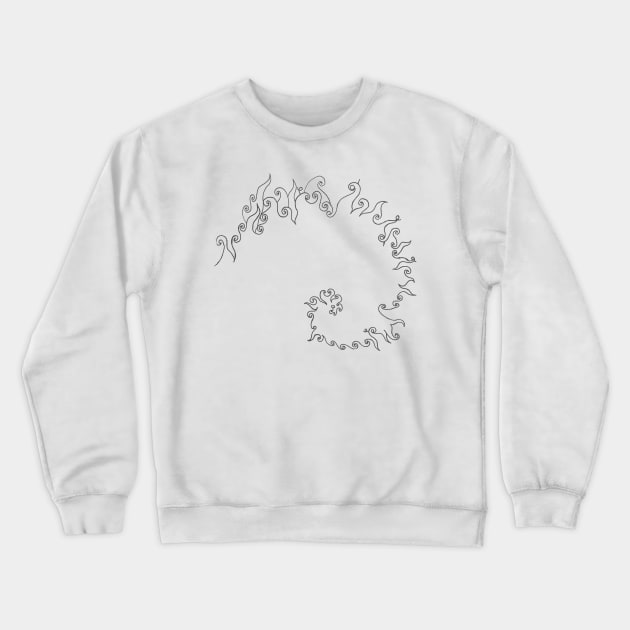 The Golden Spiral Crewneck Sweatshirt by wanungara